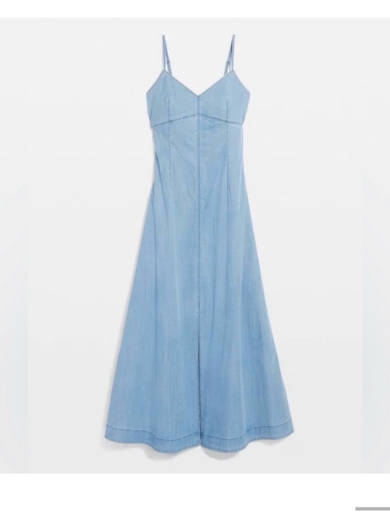 White House Black Market Dresses & Skirts - Light Blue Spaghetti Strap Maxi Dress